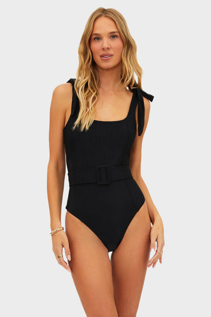 Beach Riot Sydney Belted One Piece Swimsuit