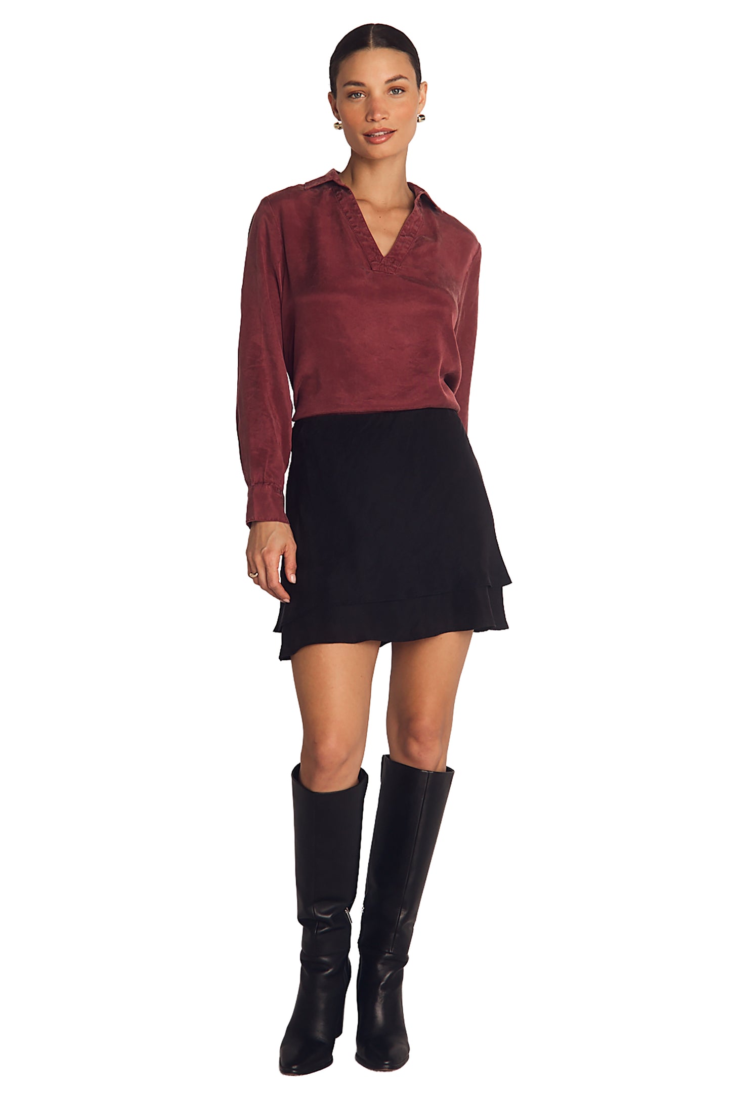 Bella Dahl Layered Mini Skirt