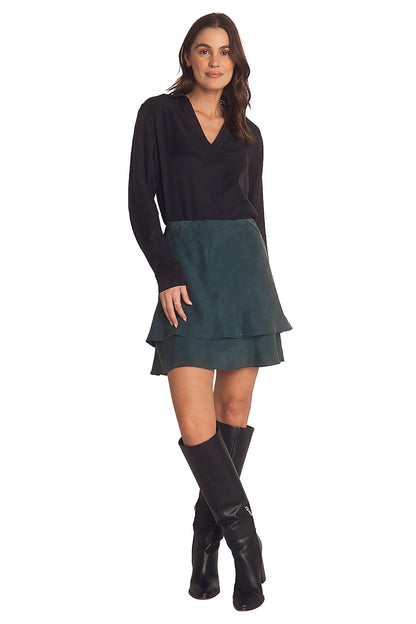 Bella Dahl Layered Mini Skirt