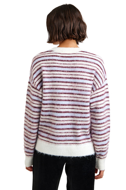 Bella Dahl Striped Crew Neck Sweater