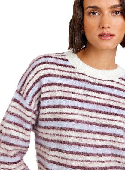 Bella Dahl Striped Crew Neck Sweater