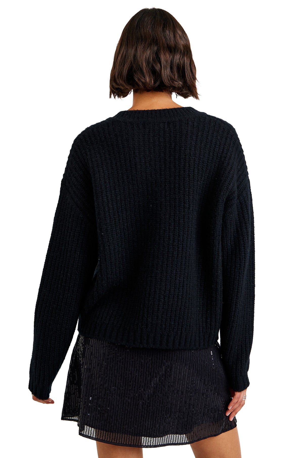 Bella Dahl Button Placket Pullover Sweater