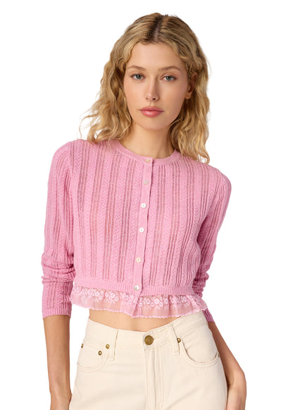 Cami NYC Pedra Pointelle Cardigan