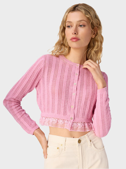 Cami NYC Pedra Pointelle Cardigan