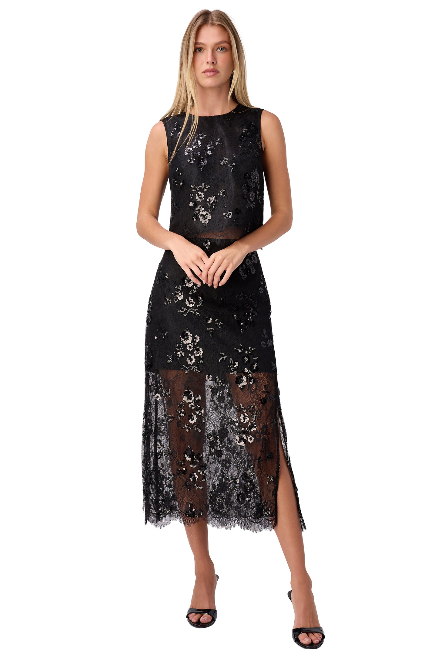 Cami NYC Aracely Sequin Lace Top