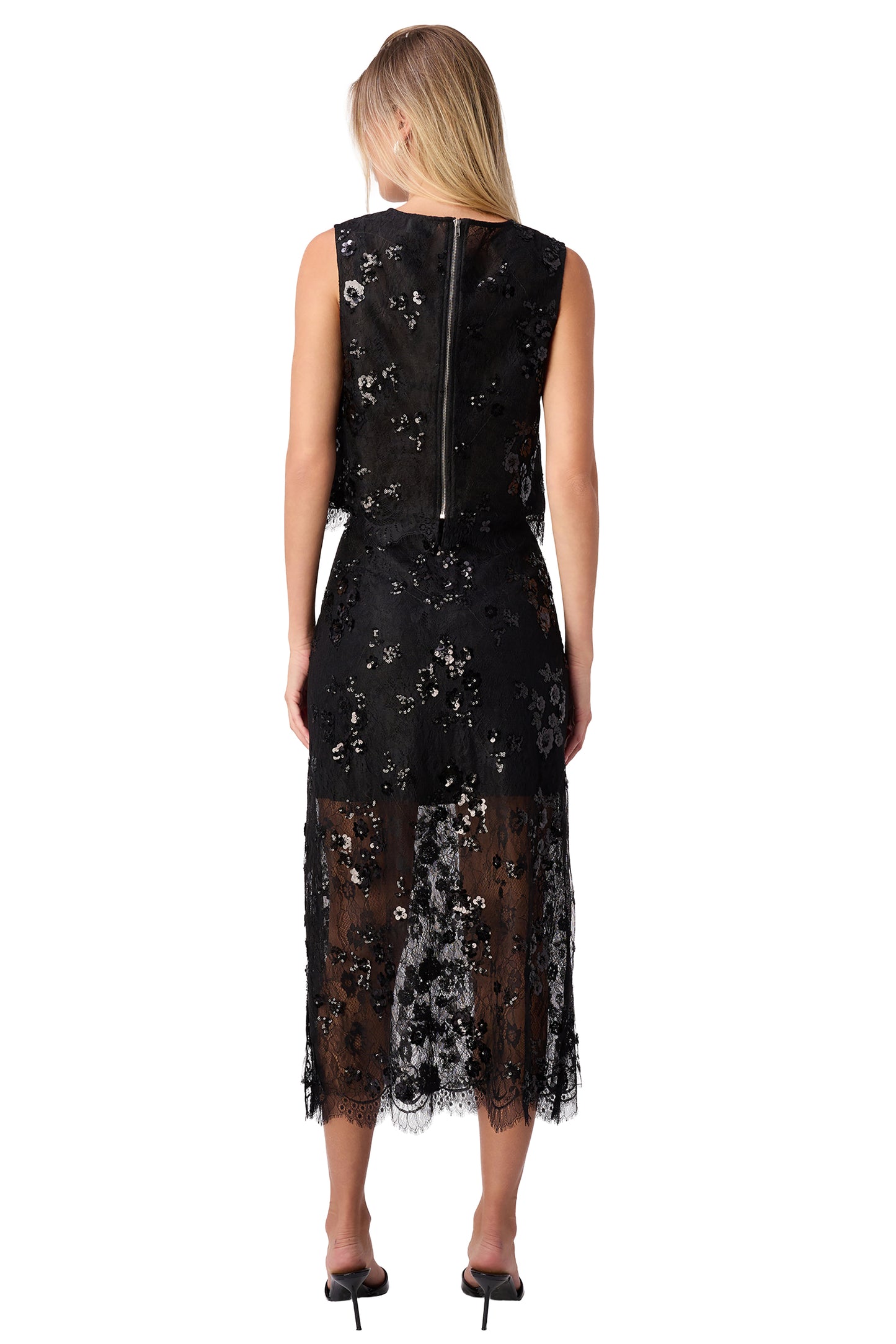 Cami NYC Aylin Sequin Lace Skirt