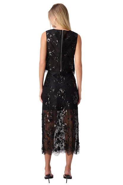 Cami NYC Aylin Sequin Lace Skirt