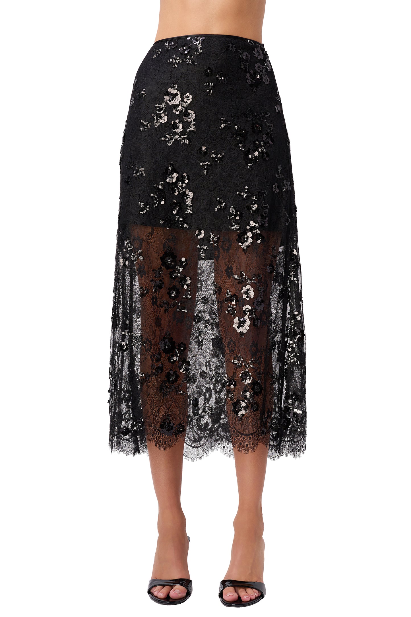 Cami NYC Aylin Sequin Lace Skirt