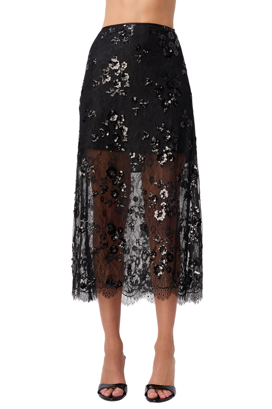 Cami NYC Aylin Sequin Lace Skirt