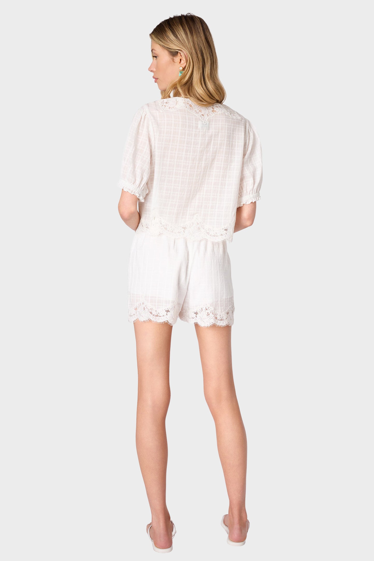 Cami NYC Junie Cotton Plaid Top