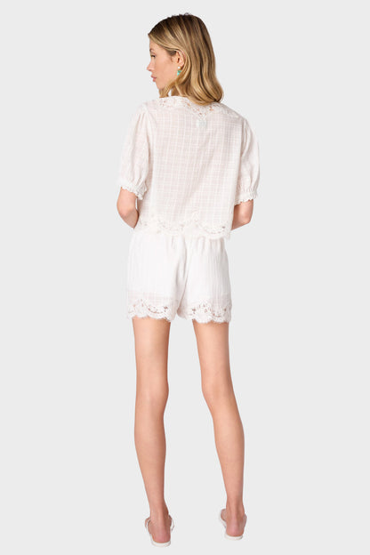 Cami NYC Junie Cotton Plaid Top