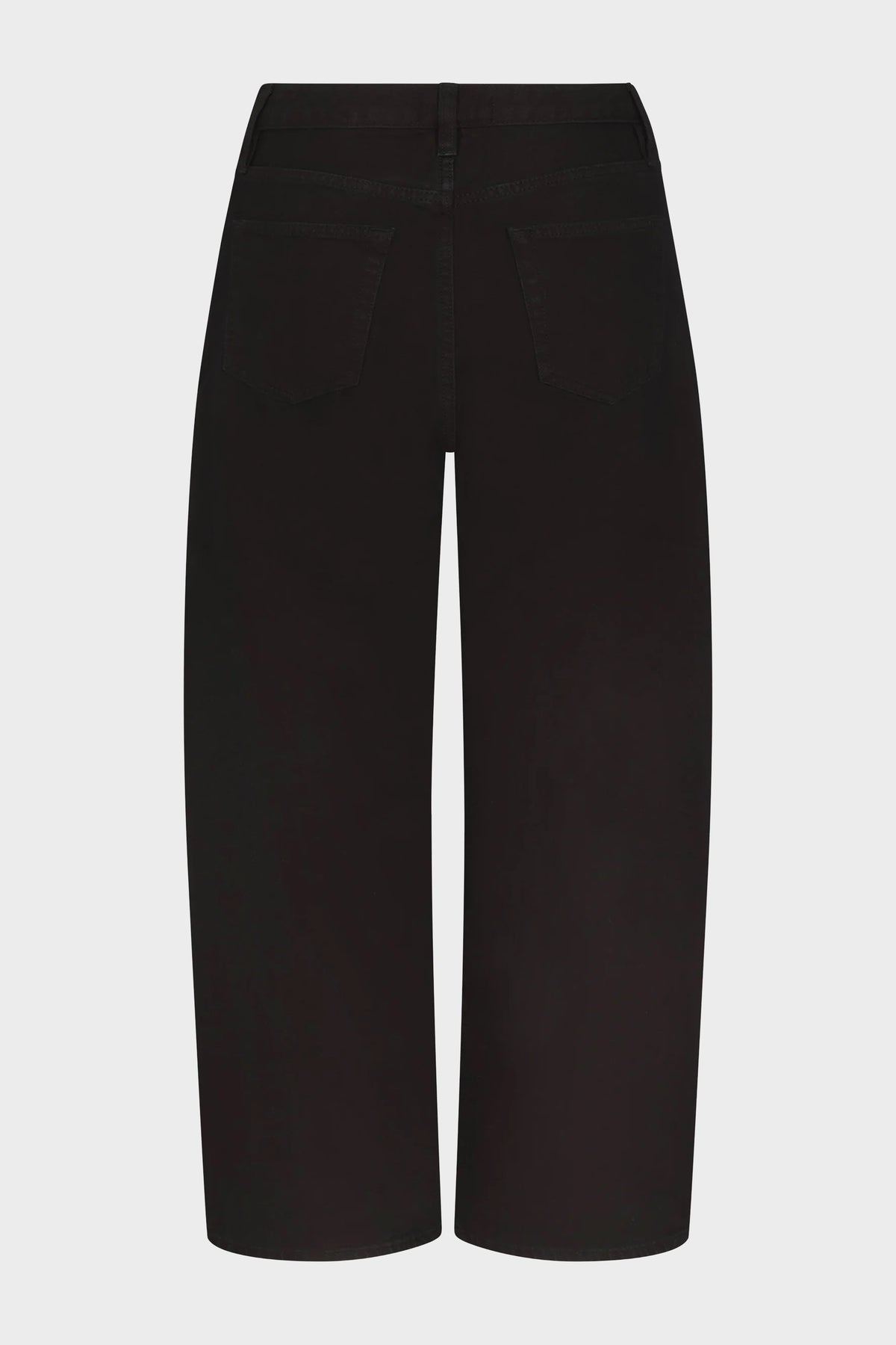 FRAME The Bow Wide-Leg Jeans - Black