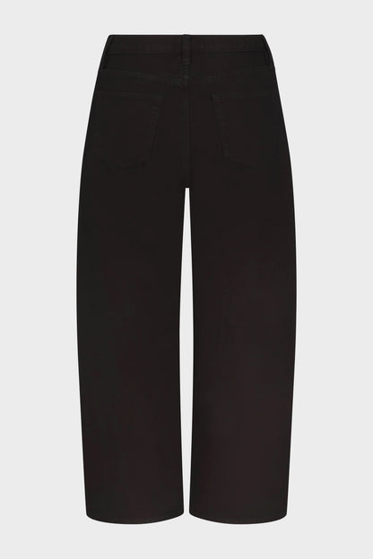 FRAME The Bow Wide-Leg Jeans - Black