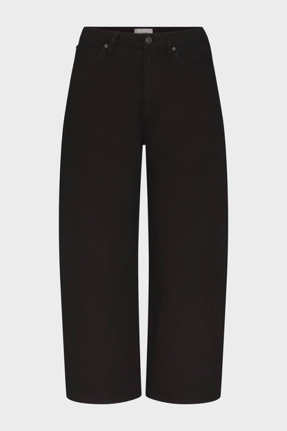 FRAME The Bow Wide-Leg Jeans - Black