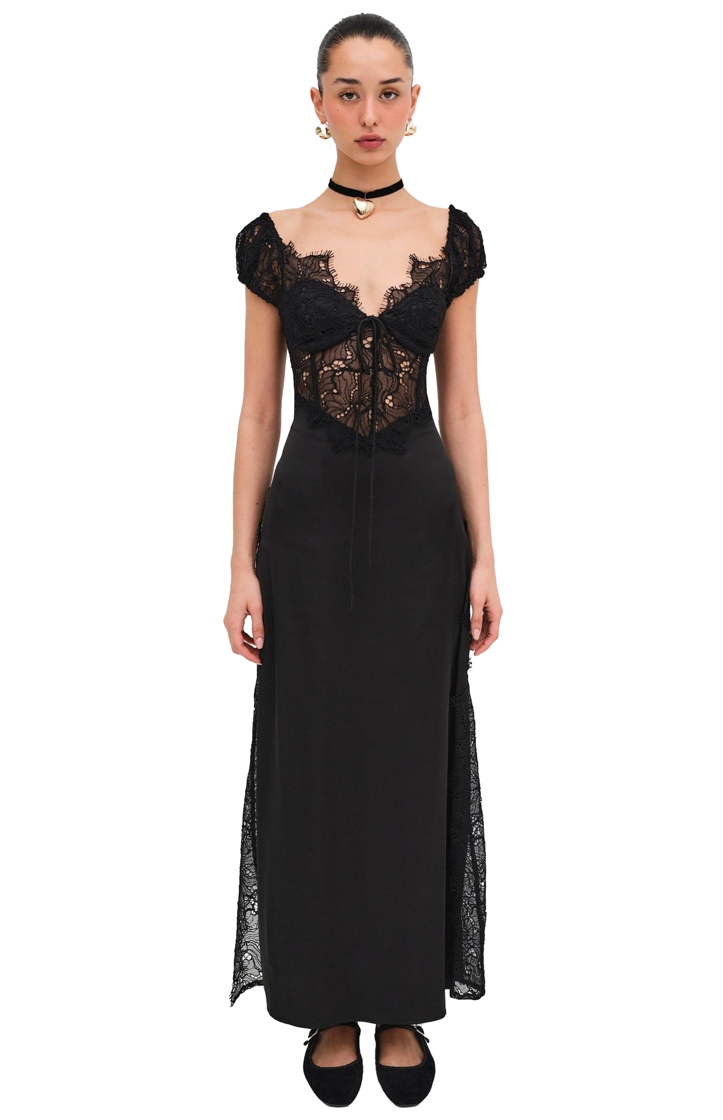 For Love & Lemons Casey Maxi Dress