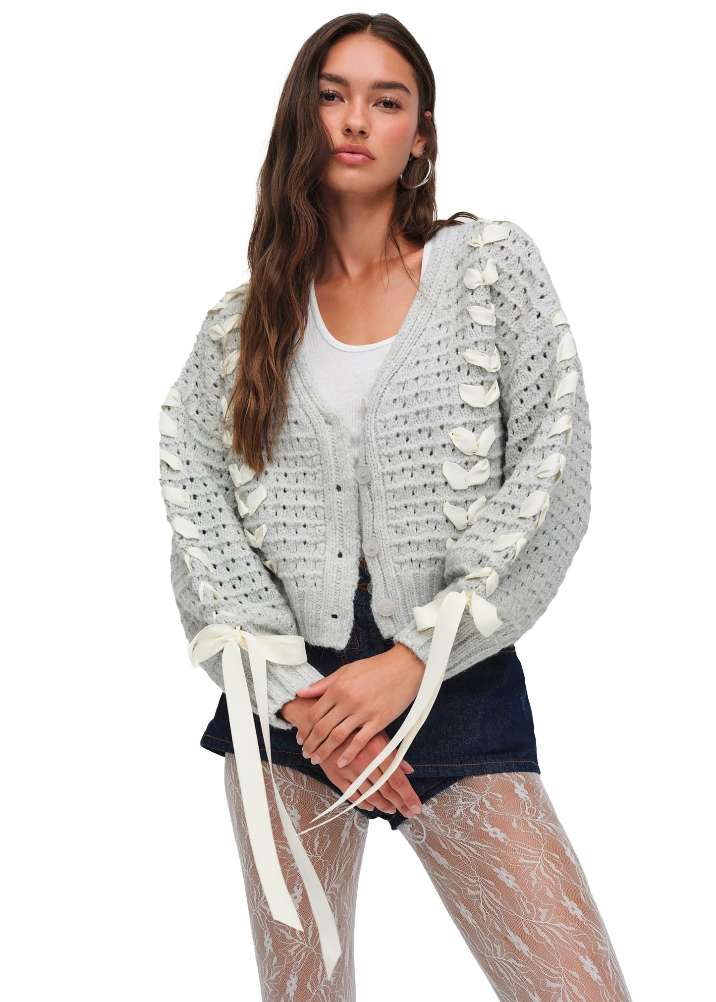 For Love & Lemons Laurel Oversized Cardigan