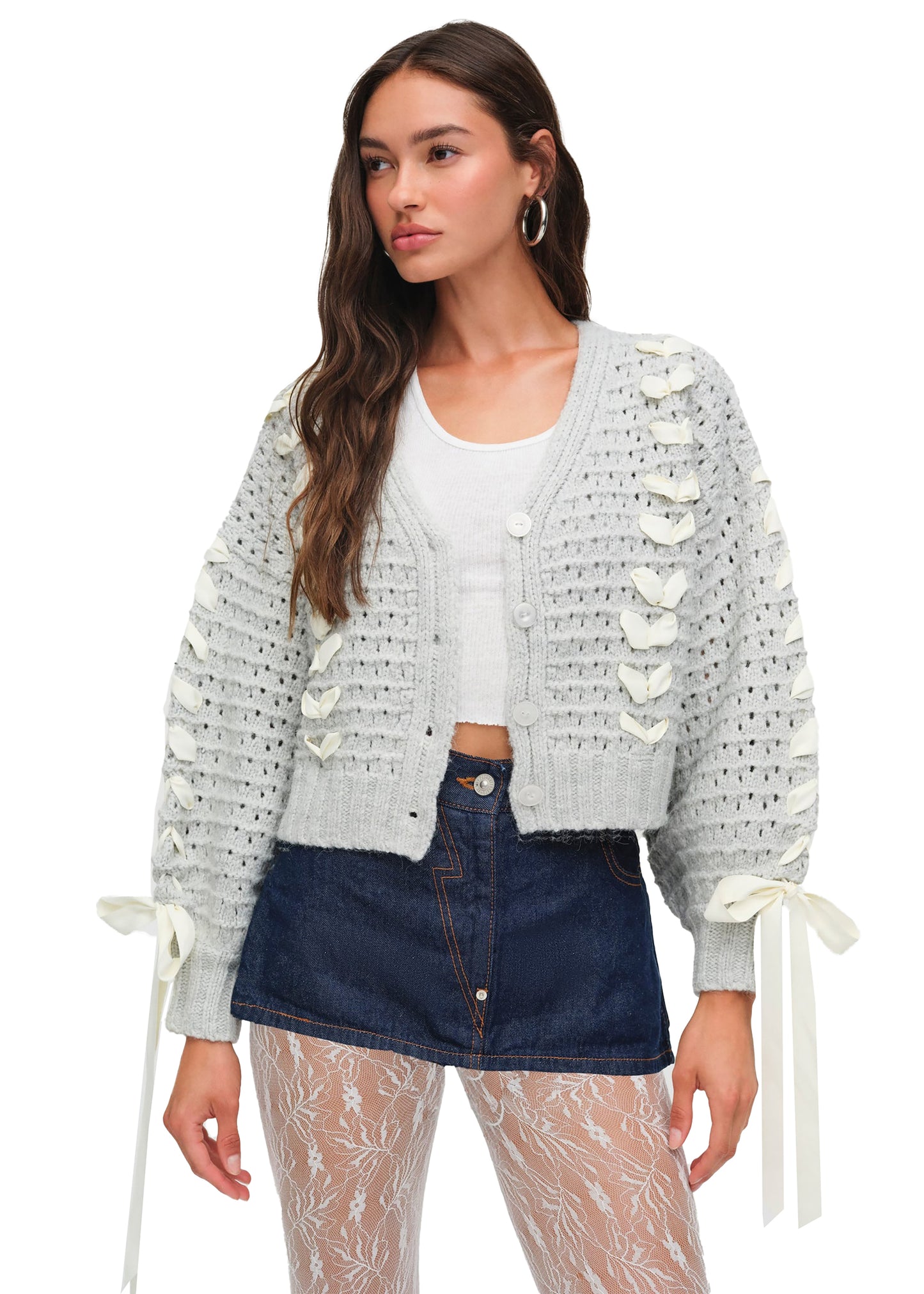 For Love & Lemons Laurel Oversized Cardigan