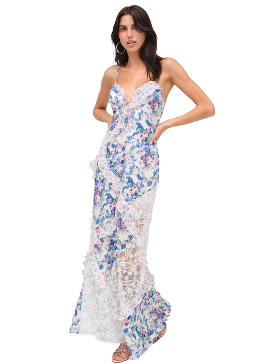 For Love & Lemons Josalyn Maxi Dress