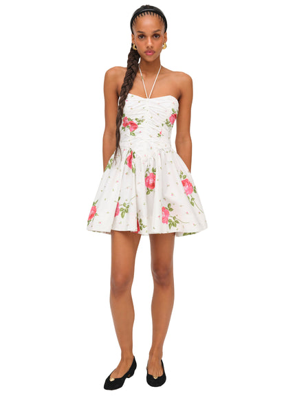 For Love & Lemons Rosebud Corset Mini Dress