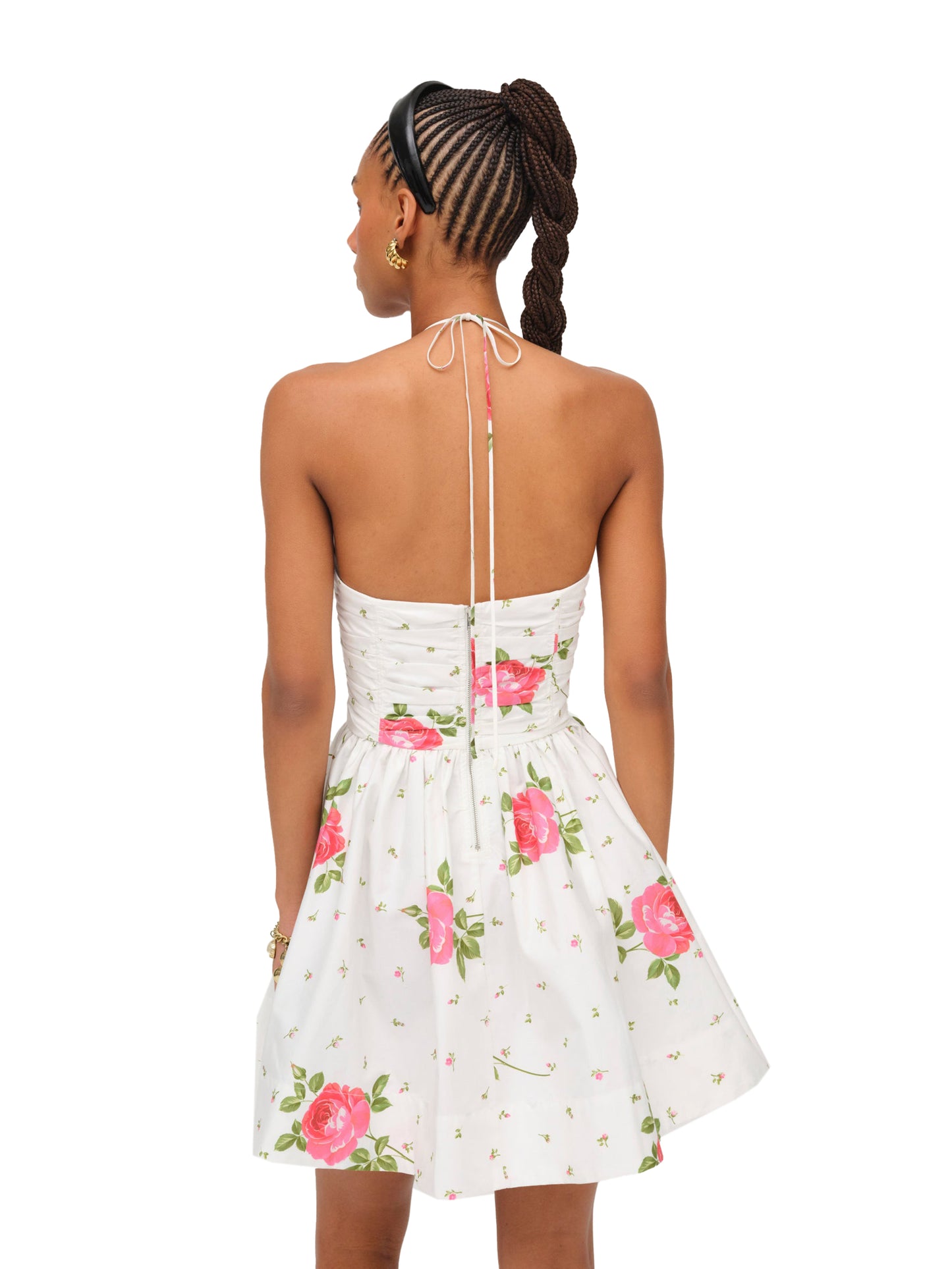 For Love & Lemons Rosebud Corset Mini Dress