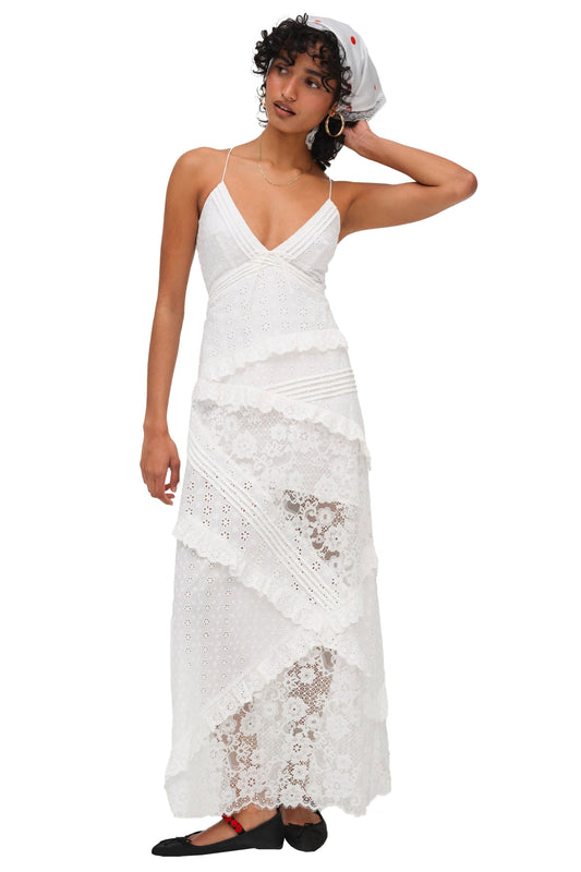 For Love & Lemons Rosalyn Maxi Dress