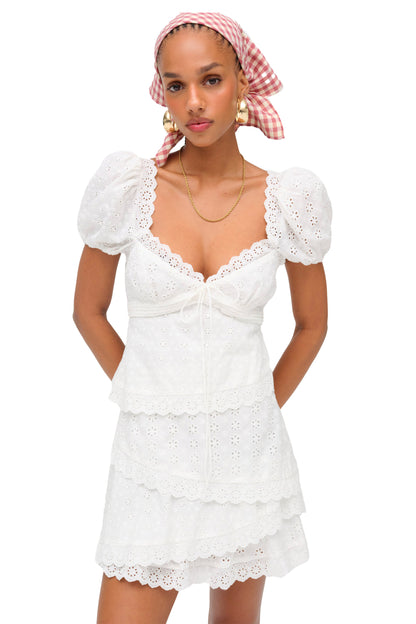 For Love & Lemons Rosalyn Mini Dress