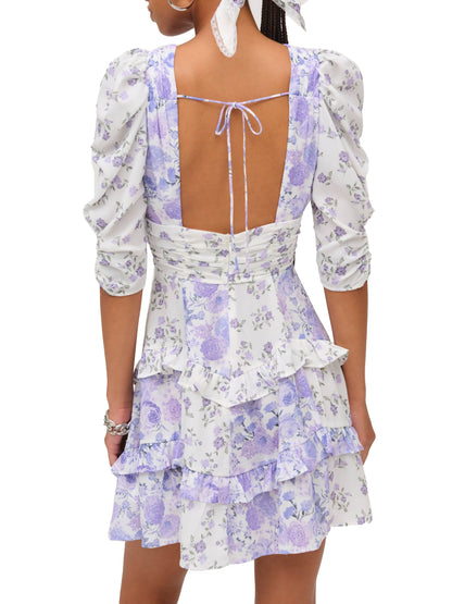 For Love & Lemons Rosalyn Mini Dress
