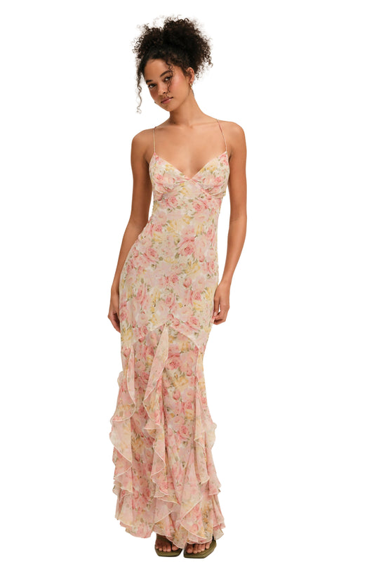 For Love & Lemons Elea Maxi Dress