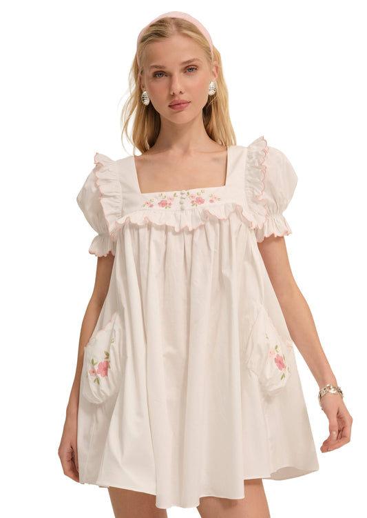 For Love & Lemons Tea Time Babydoll Dress