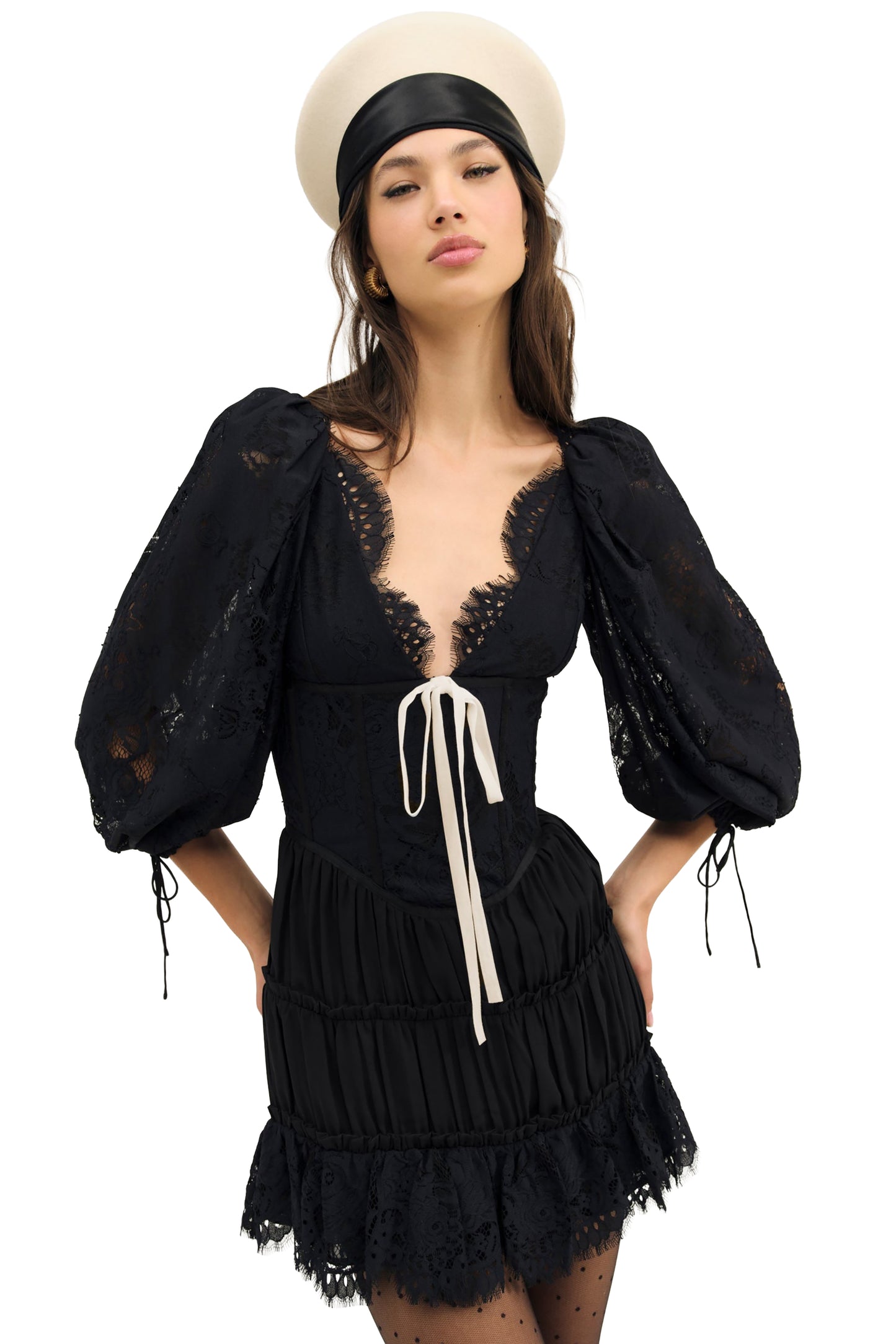 For Love & Lemons Ellis Mini Dress