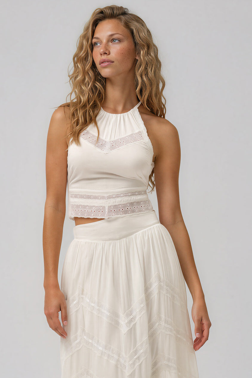 For Love & Lemons Lou Scarf Top