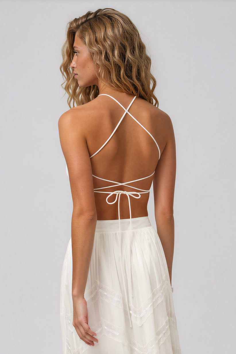 For Love & Lemons Lou Scarf Top