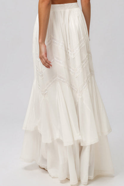 For Love & Lemons Lou Maxi Skirt