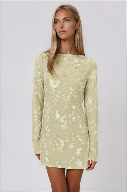 For Love & Lemons Limesicle Mini Dress