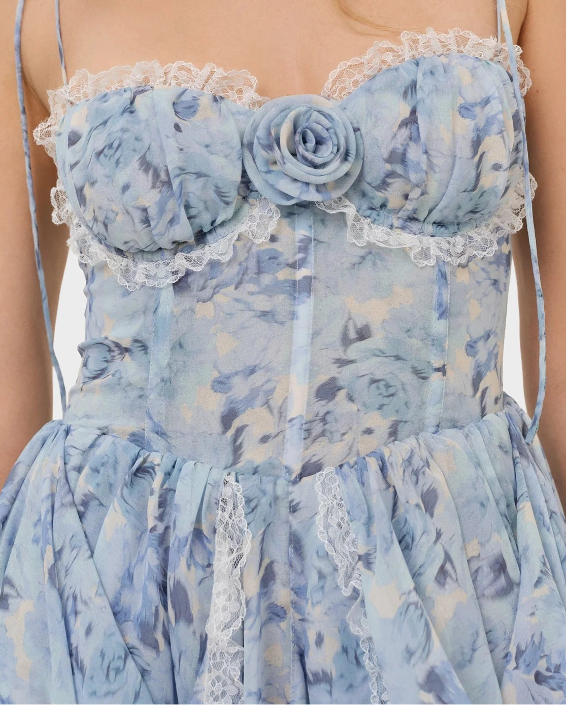 For Love & Lemons Elea Asymmetrical Mini Dress