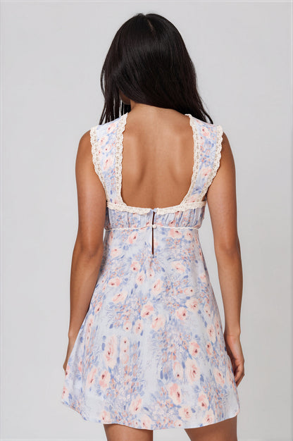 For Love & Lemons Kaleidoscope Mini Dress