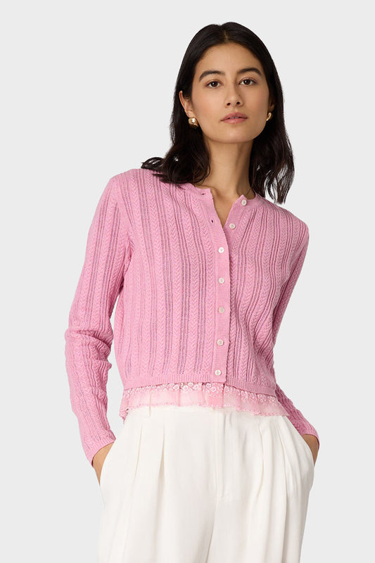Cami NYC Pedra Pointelle Cardigan