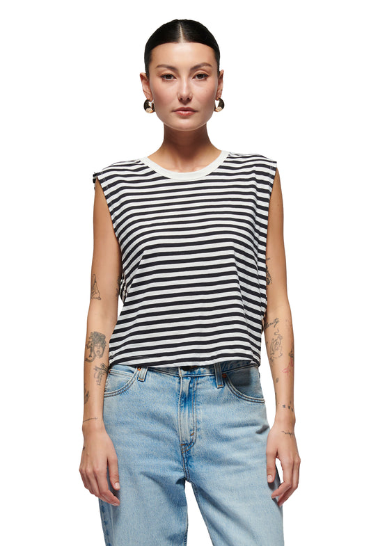 Nation LTD Collins Stripe Crewneck Tank