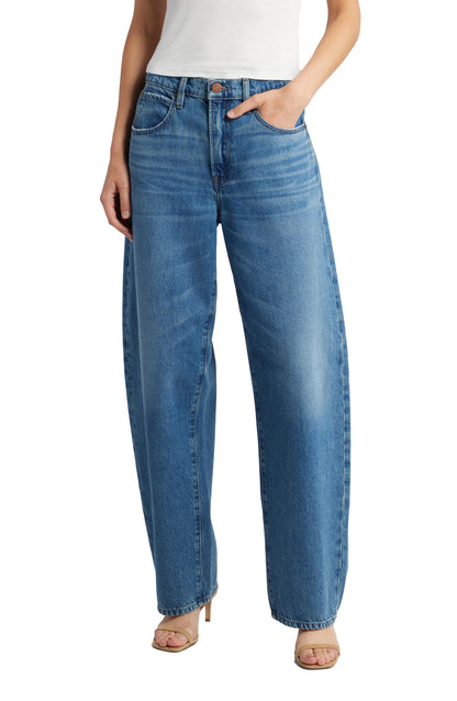 FRAME Low Slung Barrel Jeans - Caramia