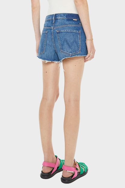 MOTHER The Dodger Short Short Fray - Green Thumb