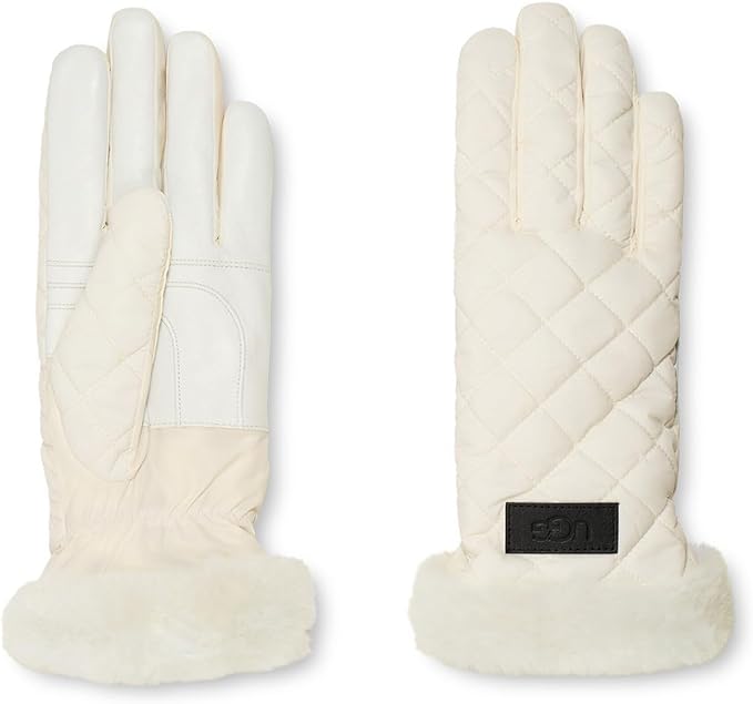 UGG Quilted Performance Tech Gloves with Microfur Lining