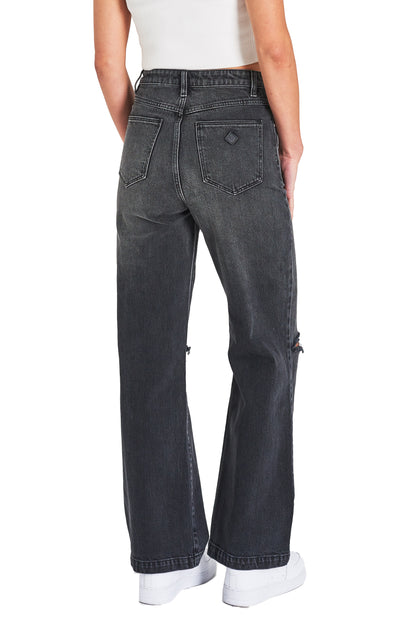 Abrand Jeans A 94 High & Wide Rip Denim Jeans in Cindy