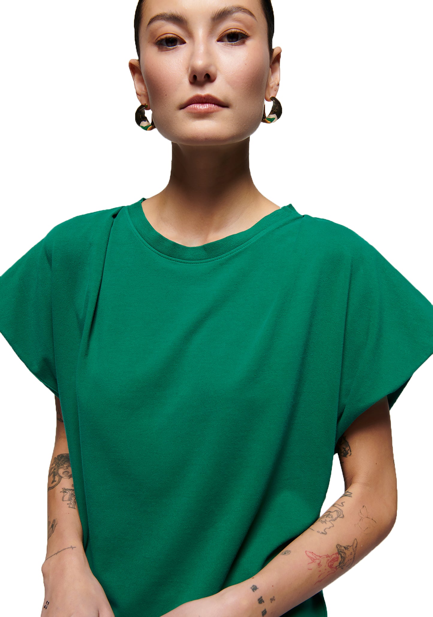 Nation LTD Layne Solid Crewneck T-Shirt Dress