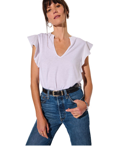 Nation LTD Constance V neck top