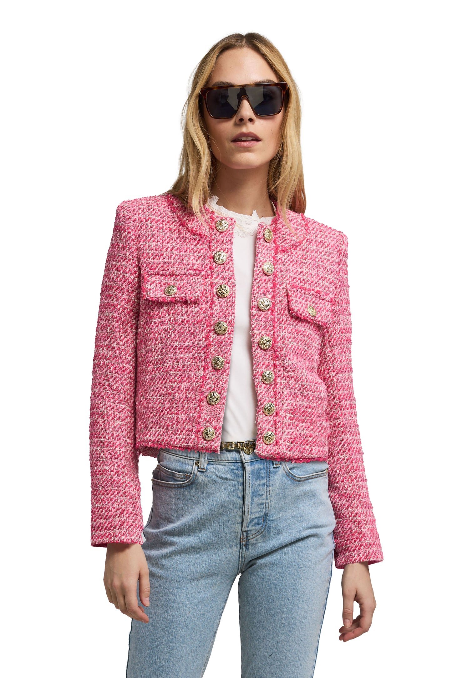 Generation Love Karson Tweed Blazer