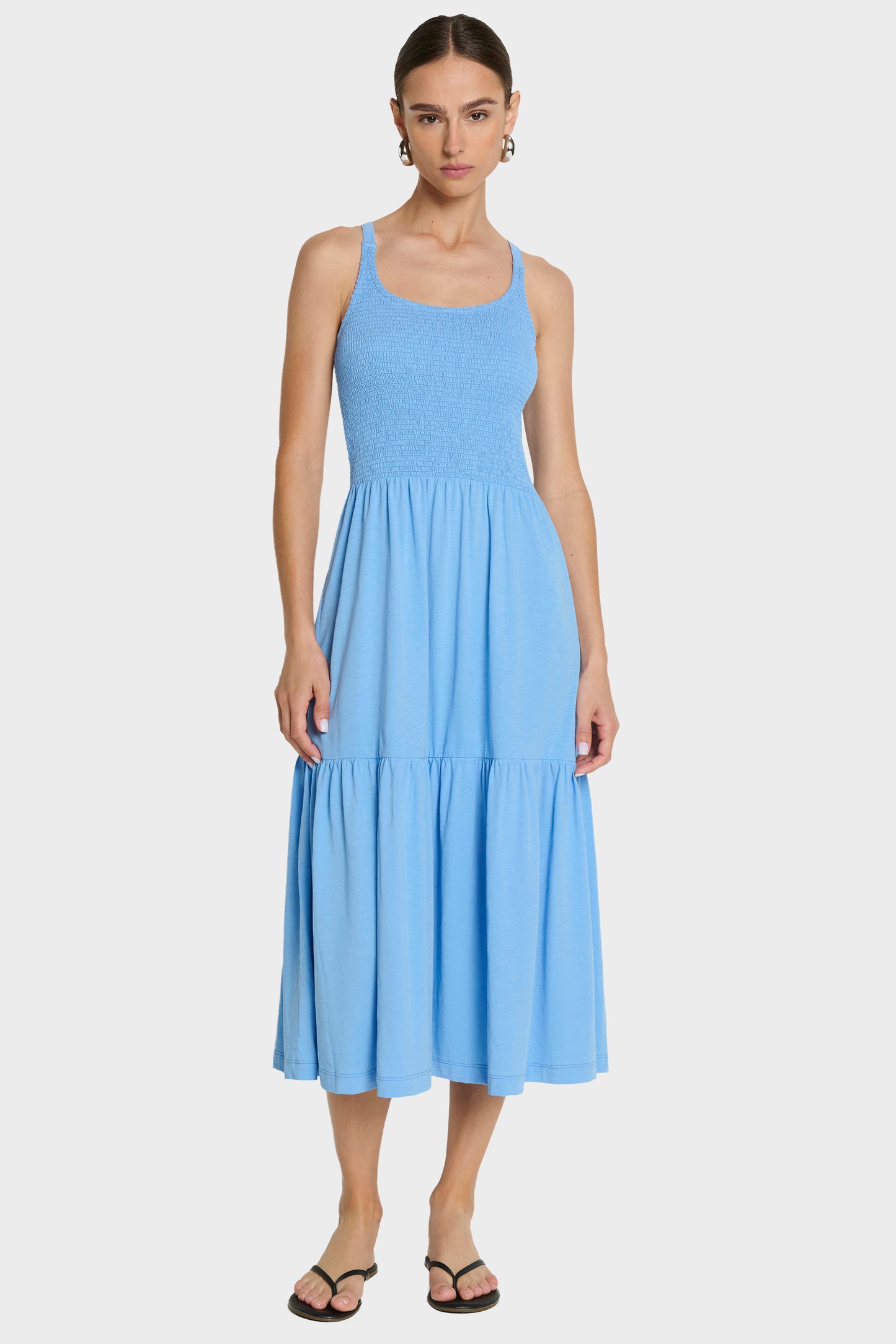Nation LTD Penelope Cross Back Midi Dress