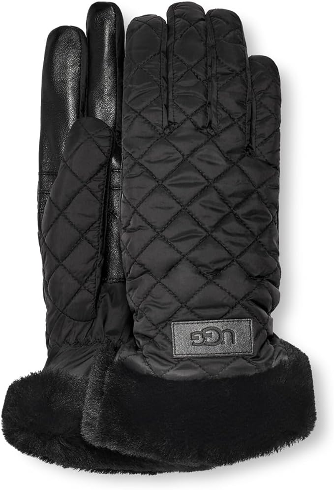 UGG Quilted Performance Tech Gloves with Microfur Lining