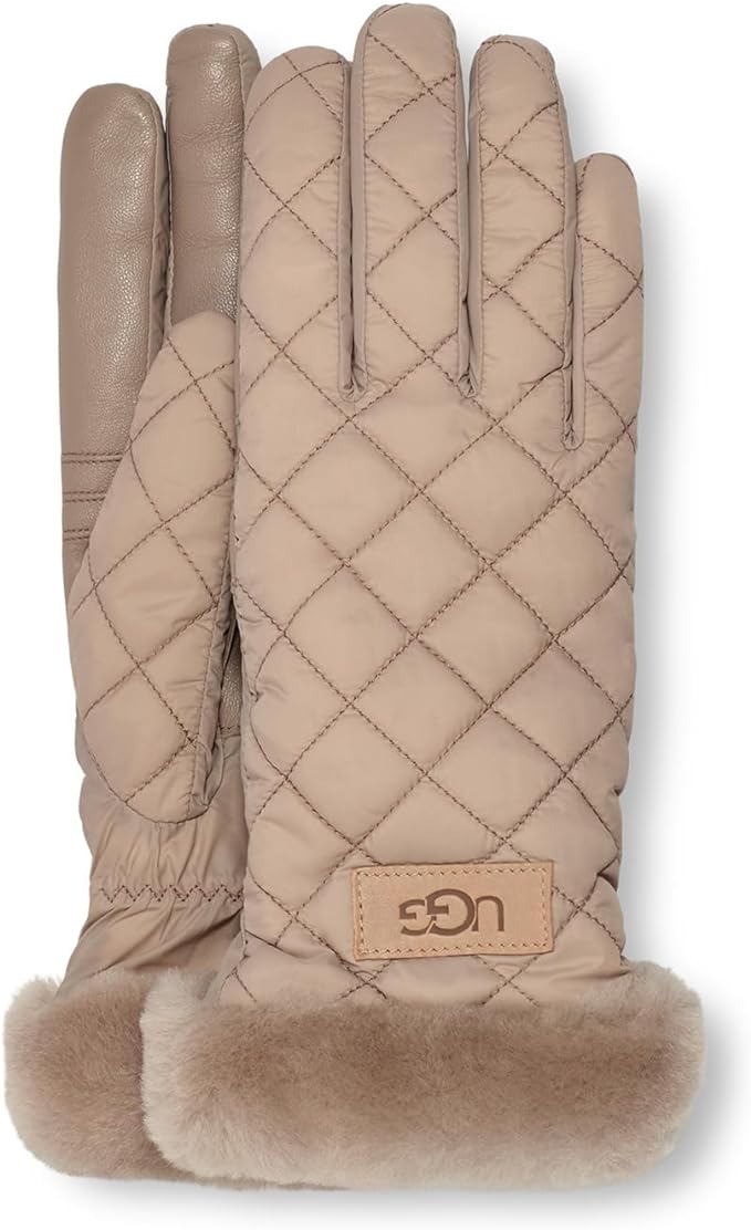 UGG Quilted Performance Tech Gloves with Microfur Lining