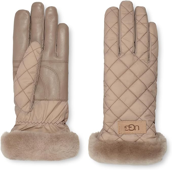 UGG Quilted Performance Tech Gloves with Microfur Lining