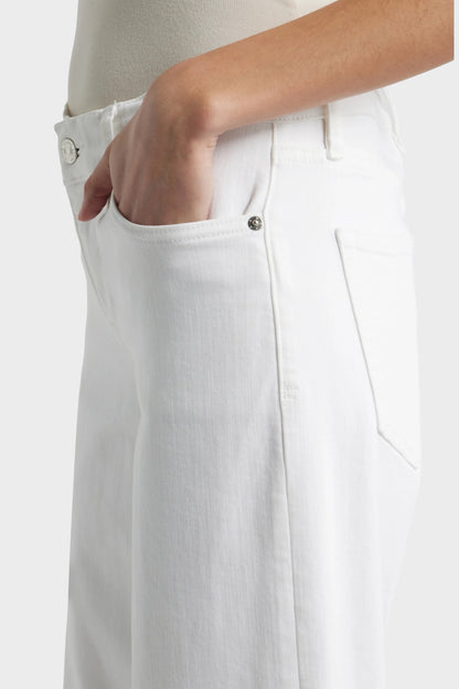 FRAME Le Slim Palazzo Jeans - White